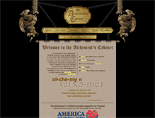 Tablet Screenshot of alchemistscabinet.com